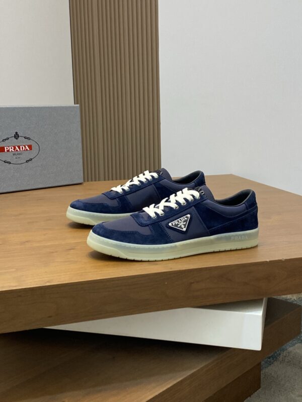 Prada High Quality Men's Cowhide Leather Casual Shoes