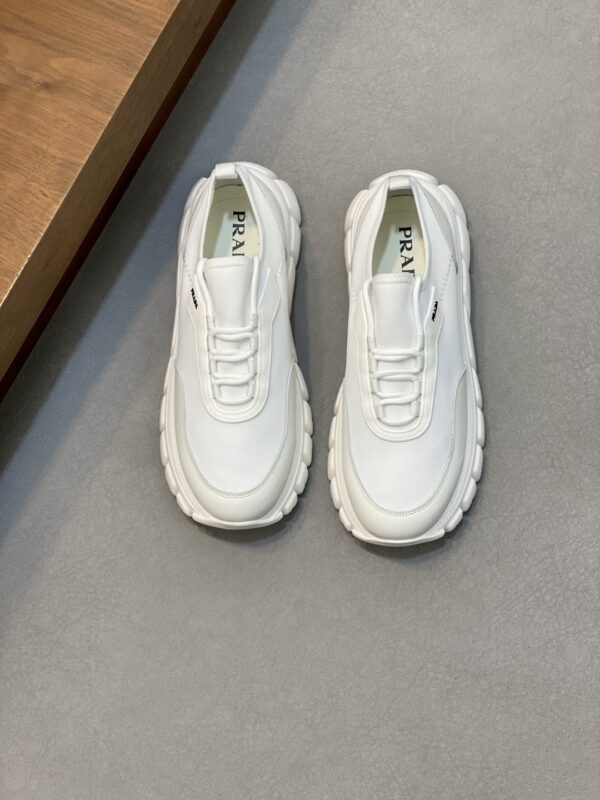 Prada High Quality Men's Cowhide Leather Casual Sport Shoes - Image 2