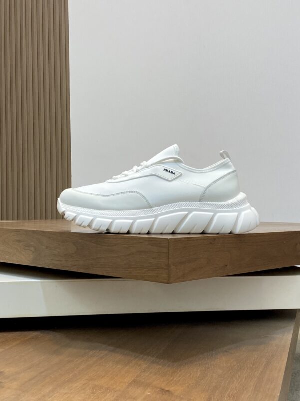 Prada High Quality Men's Cowhide Leather Casual Sport Shoes - Image 3