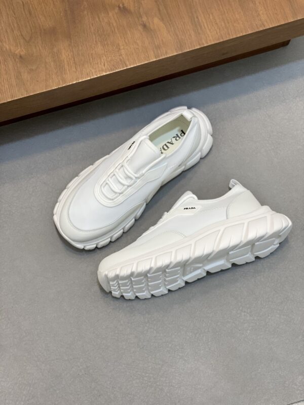 Prada High Quality Men's Cowhide Leather Casual Sport Shoes - Image 5