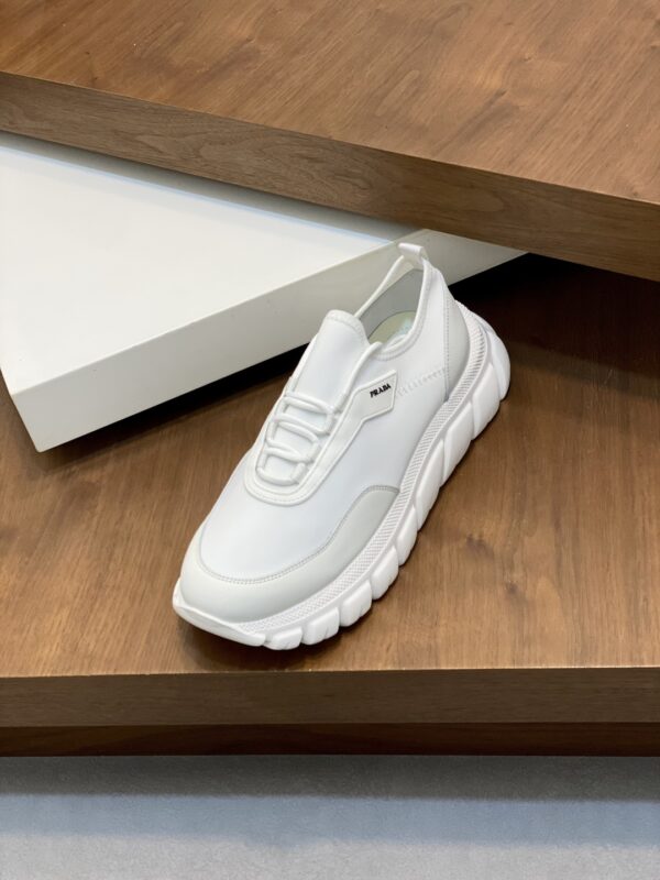 Prada High Quality Men's Cowhide Leather Casual Sport Shoes - Image 6