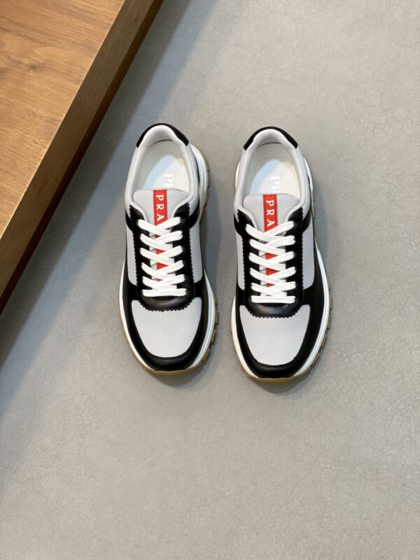 Prada New High Quality Men's Cowhide Leather Casual Sport Shoes - Image 2
