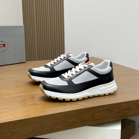 Prada New High Quality Men's Cowhide Leather Casual Sport Shoes