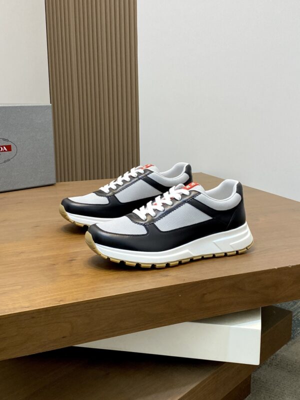 Prada New High Quality Men's Cowhide Leather Casual Sport Shoes