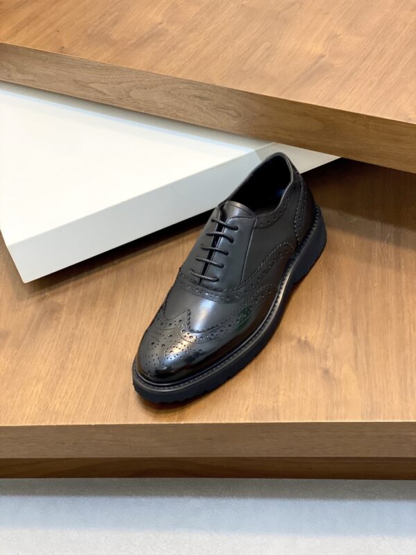 Prada High Quality Cowhide Leather Casual Formal Shoes - Image 6