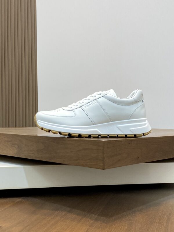 Prada 2025 New Men's High End Cowhide Leather Sports Shoes - Image 3
