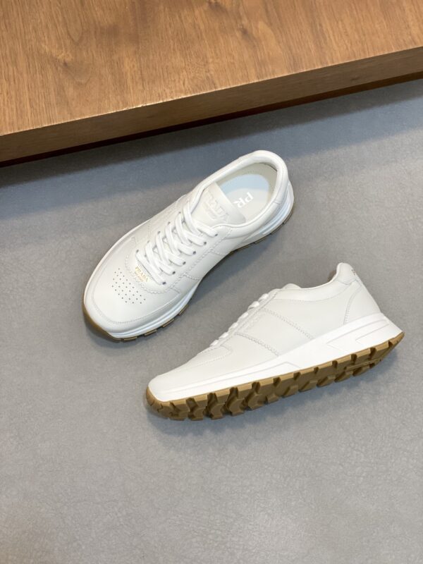 Prada 2025 New Men's High End Cowhide Leather Sports Shoes - Image 5