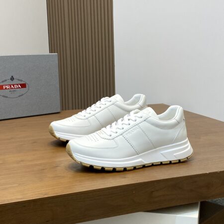 Prada 2025 New Men's High End Cowhide Leather Sports Shoes