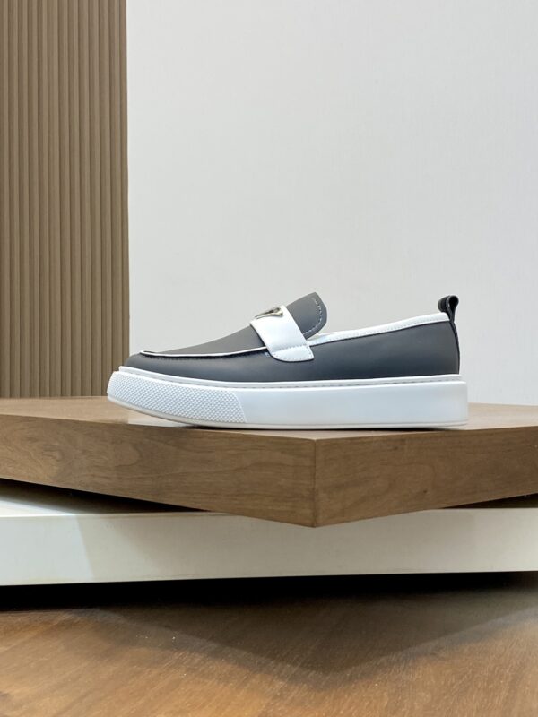 Prada Cowhide Leather Thick Soled Casual Sports Shoes - Image 3