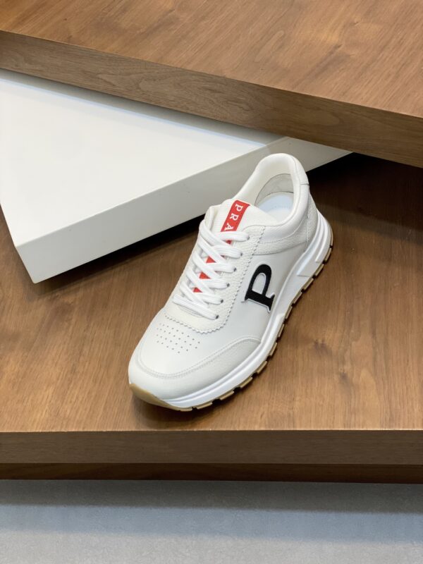 Prada Cowhide Leather Men's Casual Sports Shoes - Image 6
