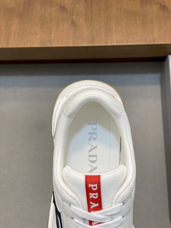 Prada Cowhide Leather Men's Casual Sports Shoes - Image 7
