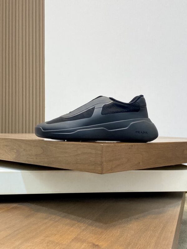 Prada Regenerated Nylon And Bike Fabric Sports Shoes - Image 3