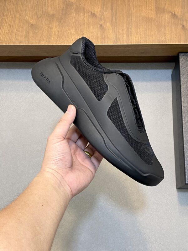 Prada Regenerated Nylon And Bike Fabric Sports Shoes - Image 4