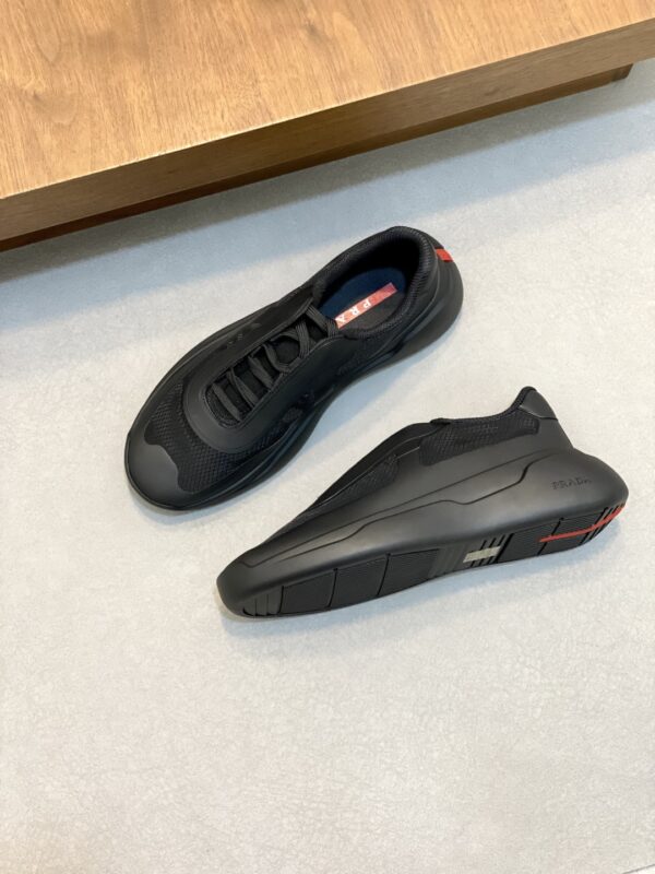 Prada Regenerated Nylon And Bike Fabric Sports Shoes - Image 5