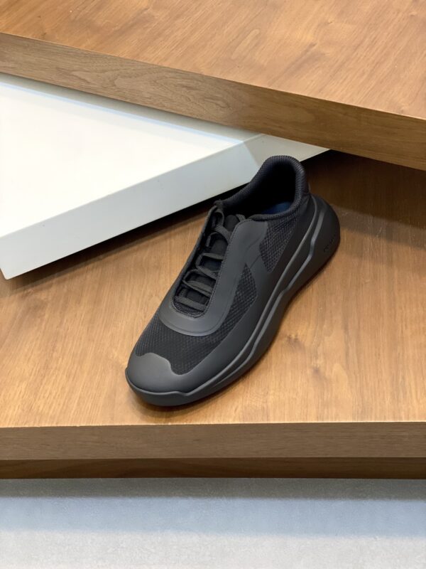 Prada Regenerated Nylon And Bike Fabric Sports Shoes - Image 6
