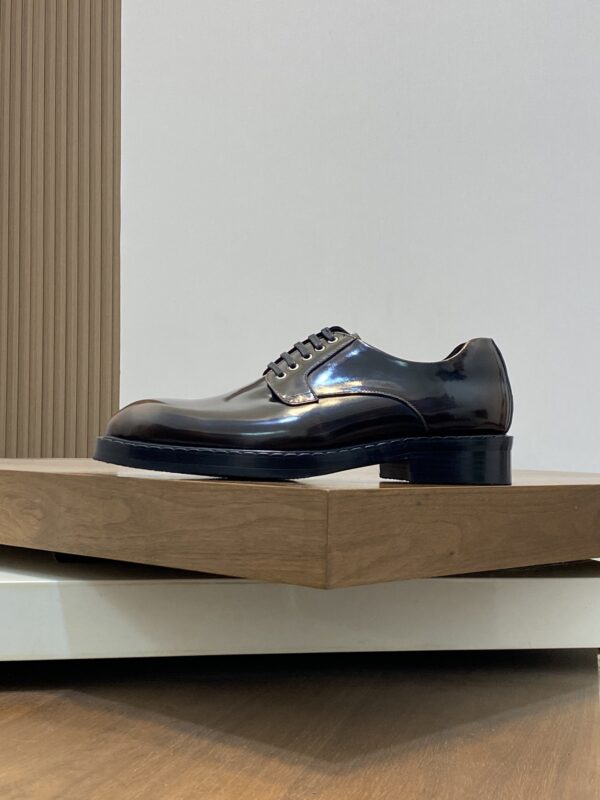 Prada Men's Business Cowhide Leather Casual Formal Shoes - Image 3