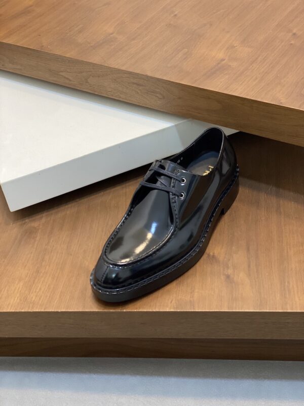 Prada Men's Business Cowhide Leather Dress Shoes - Image 6