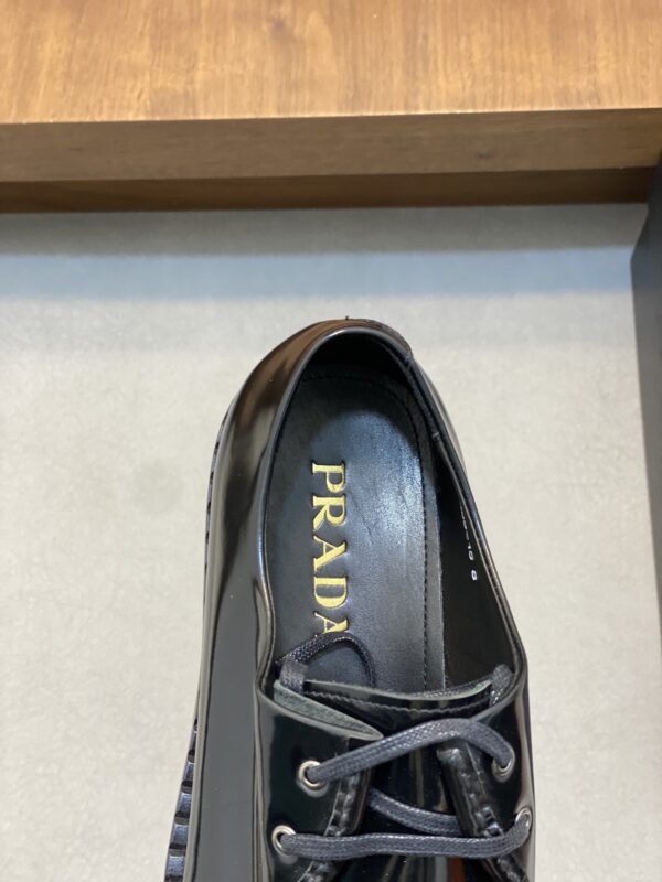 Prada Men's Business Cowhide Leather Dress Shoes - Image 7