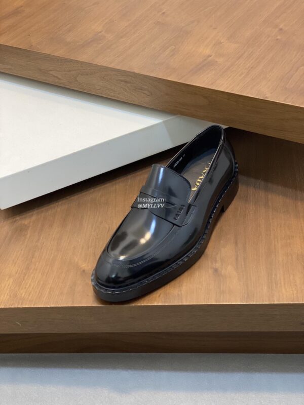 Prada High Quality Business Cowhide Leather Dress Shoes - Image 6