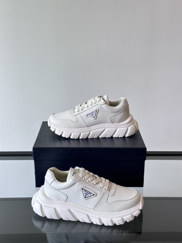 Prada New Good Quality Calf Leather Casual Sports Shoes - Image 5