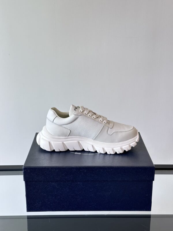 Prada New Good Quality Calf Leather Casual Sports Shoes - Image 6