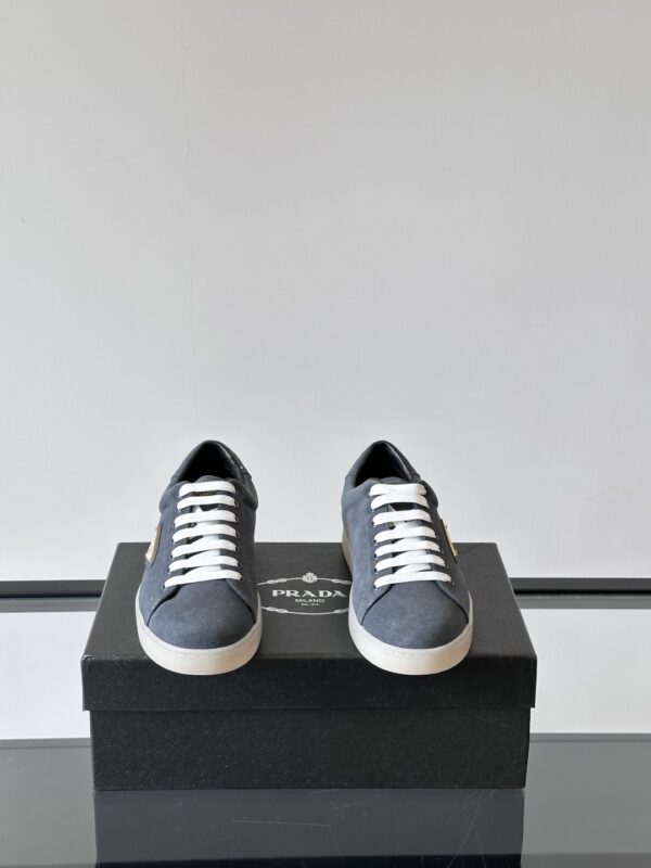 Prada Spring And Summer Suede Cowhide Leather Casual Sports Shoes - Image 3