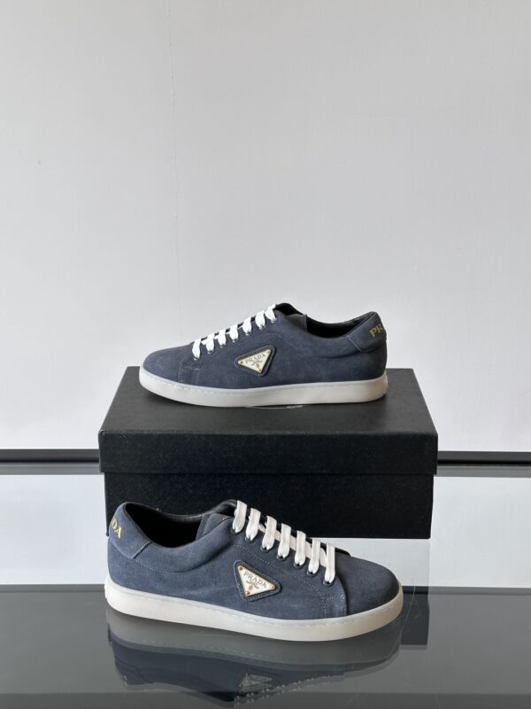 Prada Spring And Summer Suede Cowhide Leather Casual Sports Shoes - Image 5