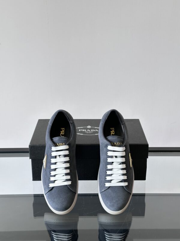 Prada Spring And Summer Suede Cowhide Leather Casual Sports Shoes - Image 6