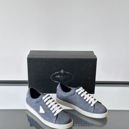 Prada Spring And Summer Suede Cowhide Leather Casual Sports Shoes