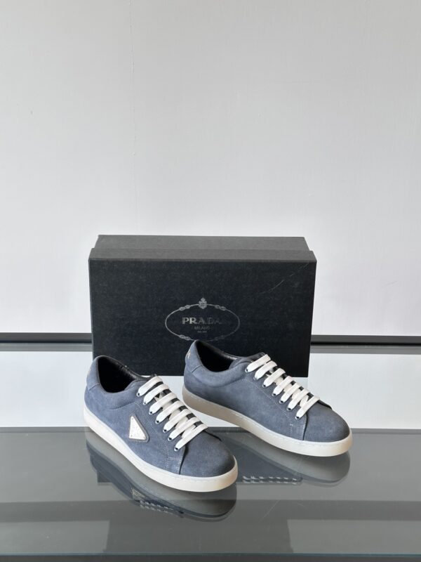 Prada Spring And Summer Suede Cowhide Leather Casual Sports Shoes