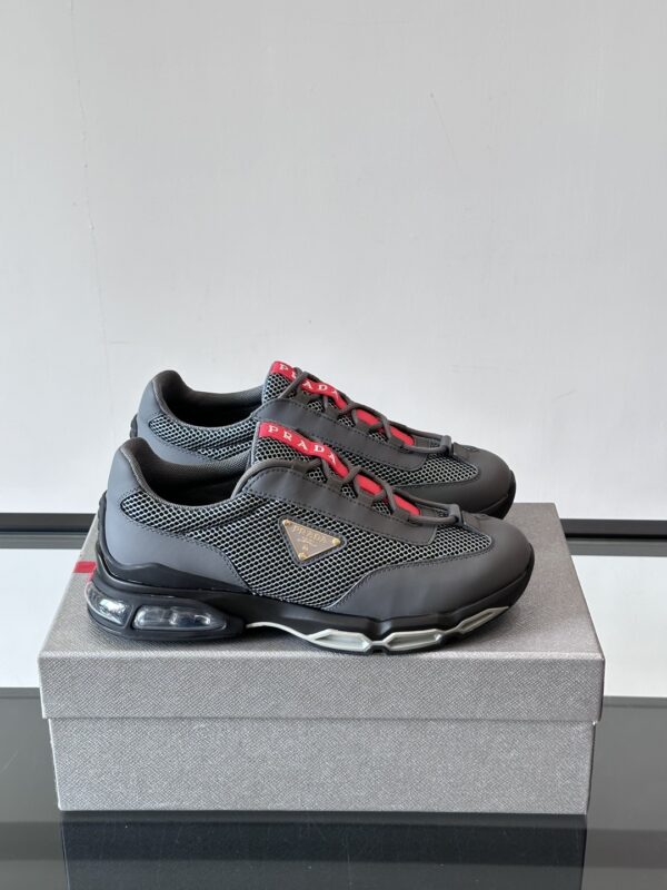 Prada New Air Cushioned Cowhide Leather Casual Sports Shoes - Image 2