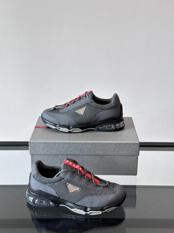 Prada New Air Cushioned Cowhide Leather Casual Sports Shoes - Image 5