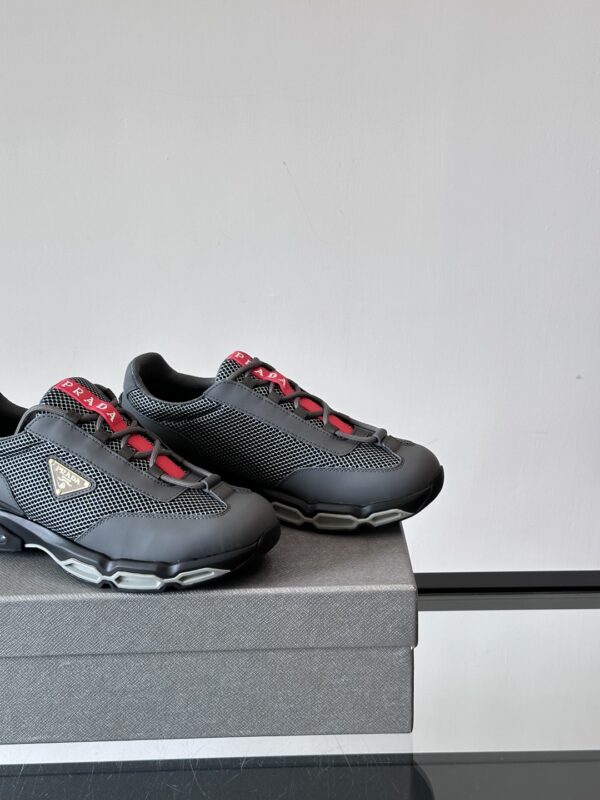 Prada New Air Cushioned Cowhide Leather Casual Sports Shoes - Image 7