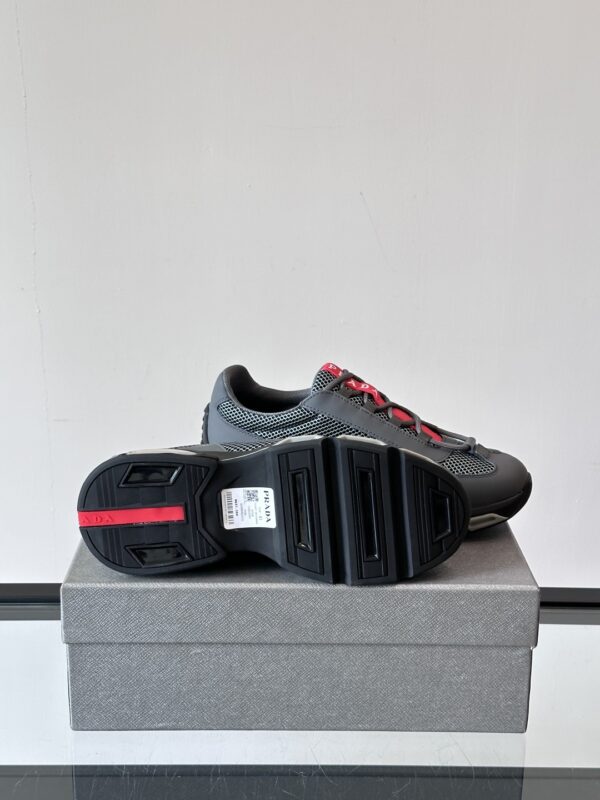 Prada New Air Cushioned Cowhide Leather Casual Sports Shoes - Image 9