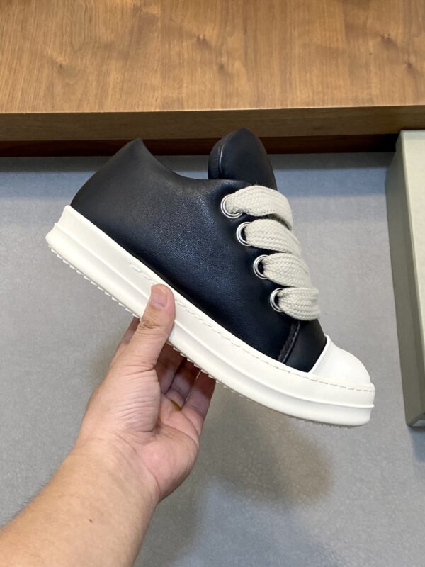 Rick Owens Jumbo Couple's Lace Up Low Cut Sneakers - Image 4
