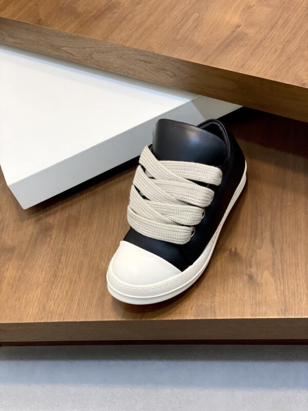 Rick Owens Jumbo Couple's Lace Up Low Cut Sneakers - Image 6