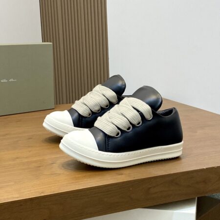 Rick Owens Jumbo Couple's Lace Up Low Cut Sneakers
