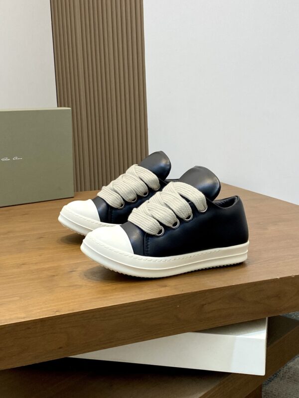 Rick Owens Jumbo Couple's Lace Up Low Cut Sneakers