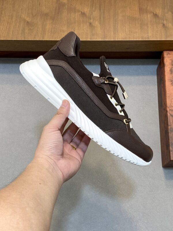Stefano Ricci Men's Calf Leather Casual Sports Shoes - Image 4