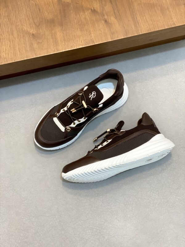 Stefano Ricci Men's Calf Leather Casual Sports Shoes - Image 5