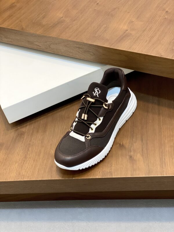 Stefano Ricci Men's Calf Leather Casual Sports Shoes - Image 6