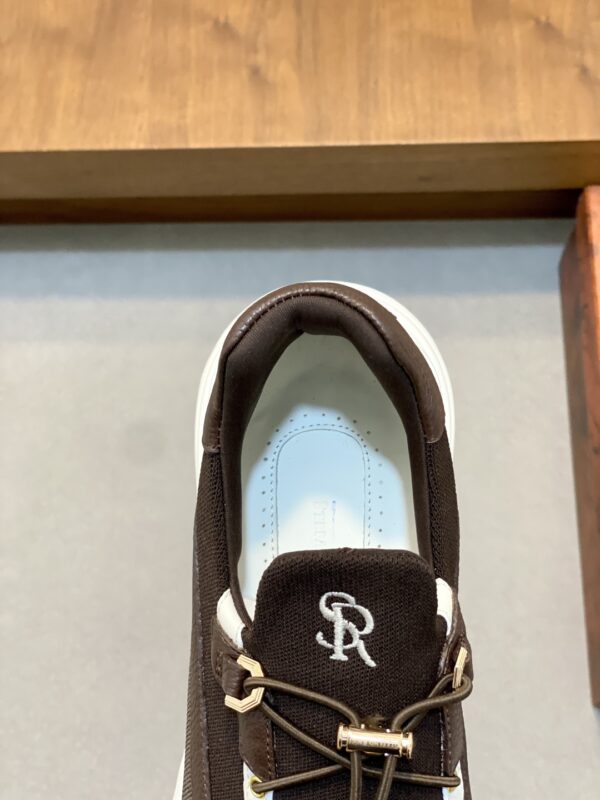 Stefano Ricci Men's Calf Leather Casual Sports Shoes - Image 7