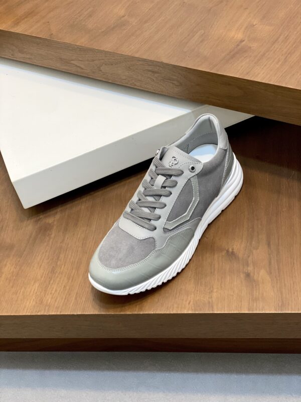 Stefano Ricci Men's Cowhide Leather Casual Sports Shoes - Image 6