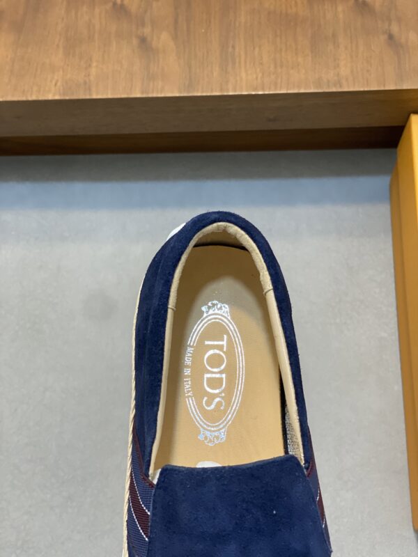 Tod's New Men's Suede Leather One Foot Casual Shoes - Image 7