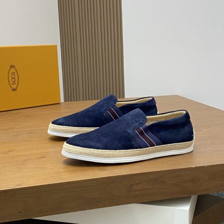Tod's New Men's Suede Leather One Foot Casual Shoes