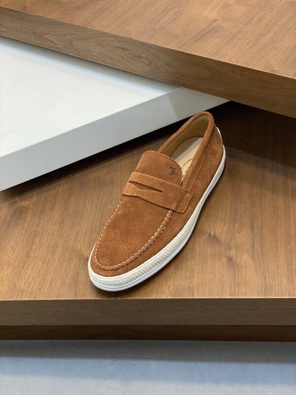 Tod's High Quality Men's Suede Cowhide Leather Casual Loafers - Image 6