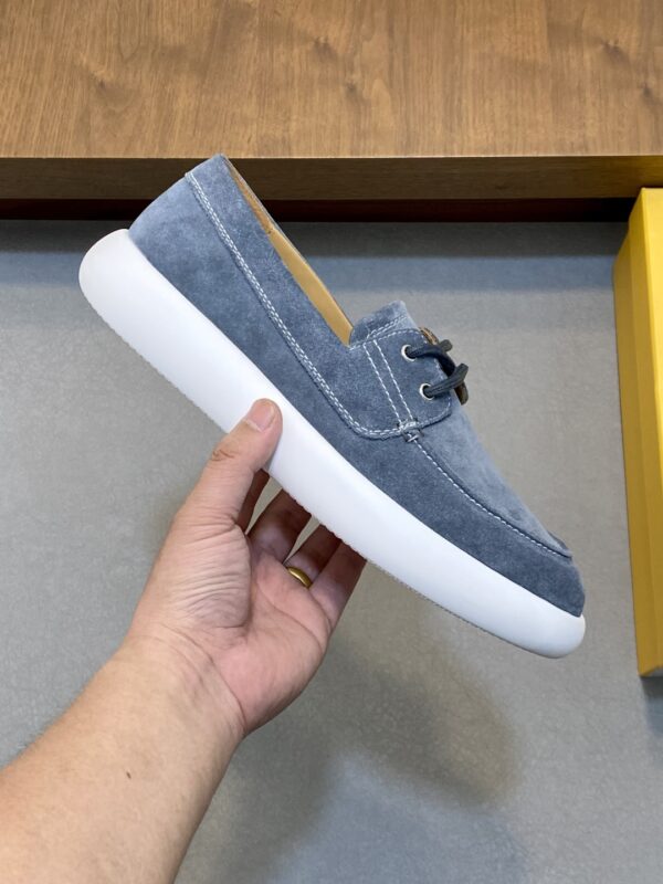 Tod's Men's Suede Cowhide Leather One Foot Casual Sports Shoes - Image 4
