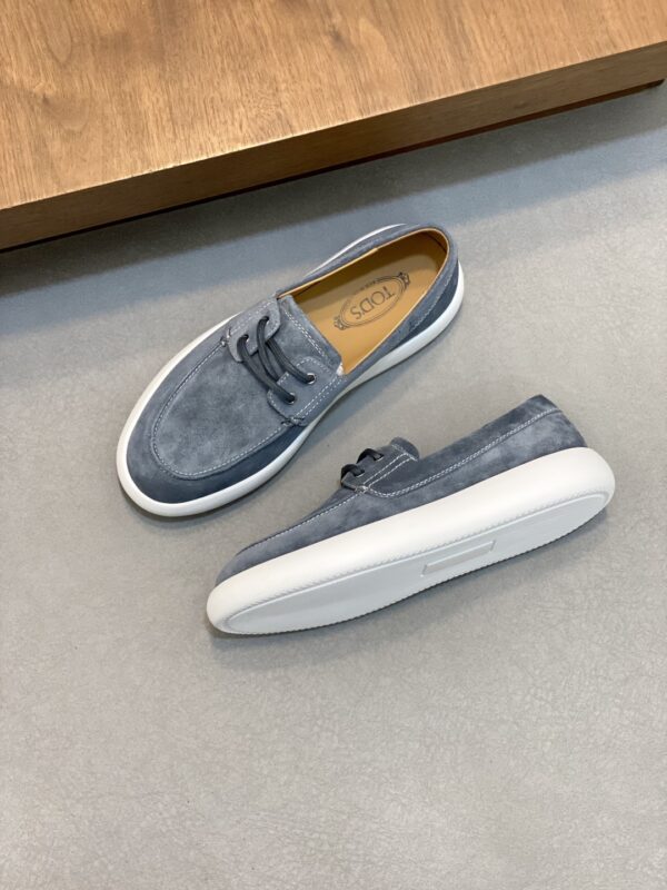 Tod's Men's Suede Cowhide Leather One Foot Casual Sports Shoes - Image 5