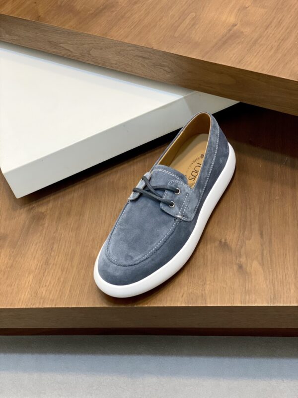 Tod's Men's Suede Cowhide Leather One Foot Casual Sports Shoes - Image 6