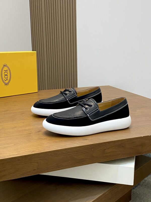 Tod's Men's Suede Leather And Cowhide Leather One Foot Casual Sports Shoes